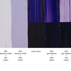 Tri-Art High Viscosity akrylfärg 60 ml Ultra Violet Red Shade