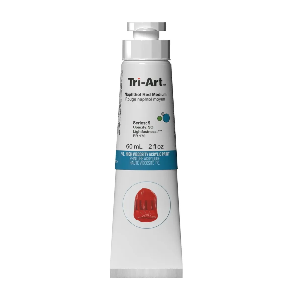 Tri-Art High Viscosity akrylfärg 60 ml Naphthol Red Medium