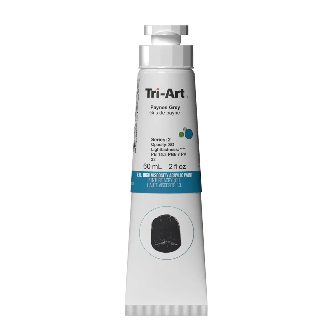 Tri-Art High Viscosity akrylfärg 60 ml Paynes Grey