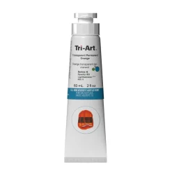 Tri-Art High Viscosity akrylfärg 60 ml Transparent Permanent Orange