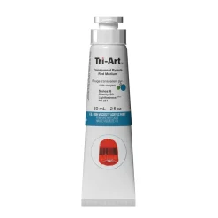 Tri-Art High Viscosity akrylfärg 60 ml Transparent Pyrrole Red Medium