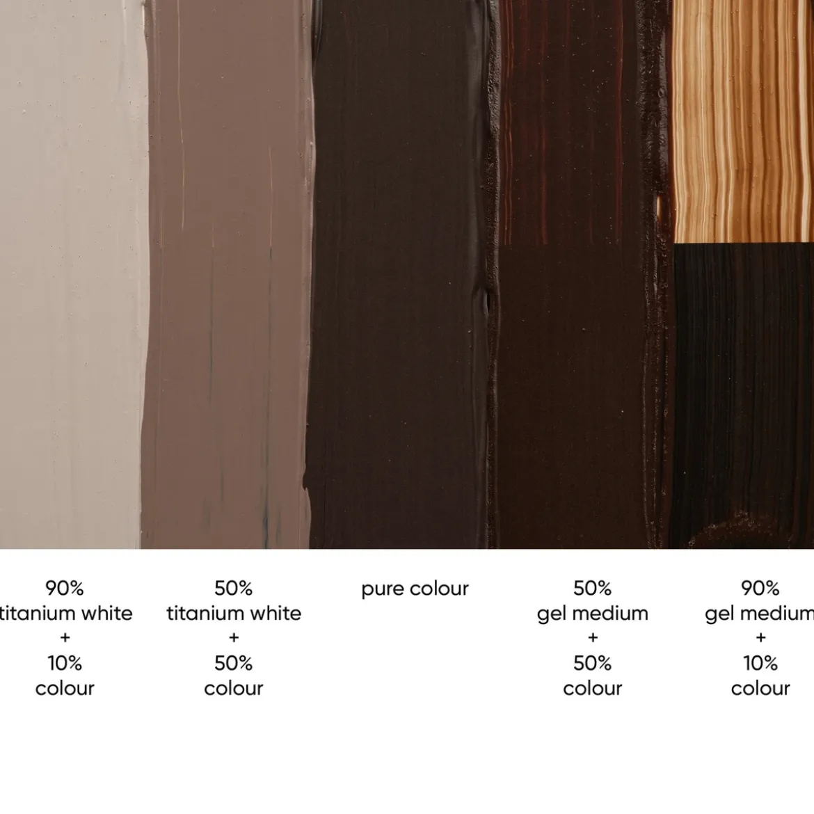Tri-Art High Viscosity akrylfärg 250 ml Burnt Umber