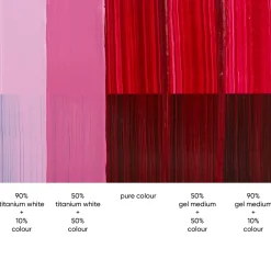 Tri-Art High Viscosity akrylfärg 250 ml Alizarin Crimson Hue