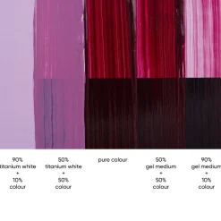 Tri-Art High Viscosity akrylfärg 250 ml Permanent Maroon