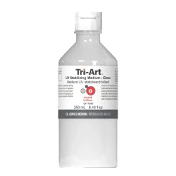 Tri-Art Medium UV Stabilizing Gloss 250 ml, blankt medium som skyddar akrylfärg mot UV-strålning