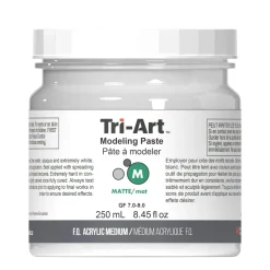 Tri-Art Modeling Paste 250 ml, modelleringspasta för textur på canvas