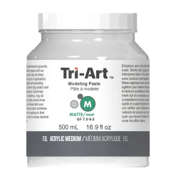 Tri-Art Modeling Paste 500 ml, modelleringspasta för textur på canvas