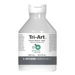 Tri-Art Polymer Medium Matte 500 ml, matt förtunningsmedel för akrylfärg