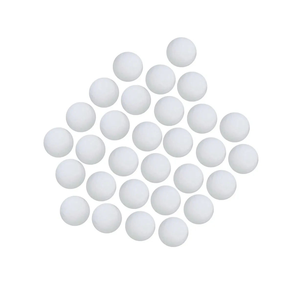 Vaddkulor vita 18 mm 30 st