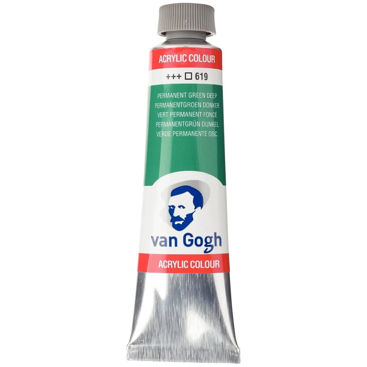 Van Gogh akrylfärg 40 ml Permanent Green Deep - 619