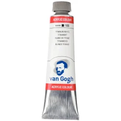 Van Gogh akrylfärg 40 ml Titanium White - 105
