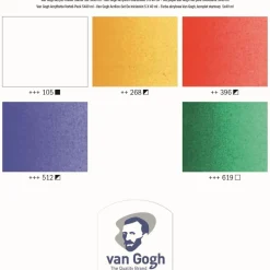 Van Gogh akrylfärg - Starter set 5x40 ml