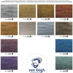 van Gogh akvarellfärger i set – 12 halvkoppar – Specialty