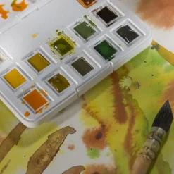 van Gogh akvarellfärger i set – 12 halvkoppar – Shades