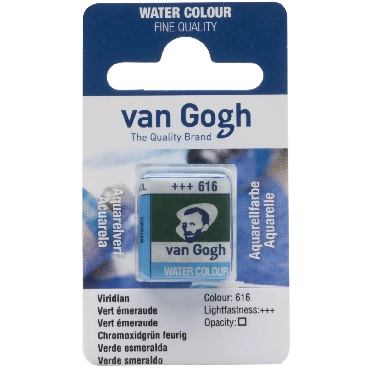 van Gogh akvarellfärg halvkopp – Viridian 616