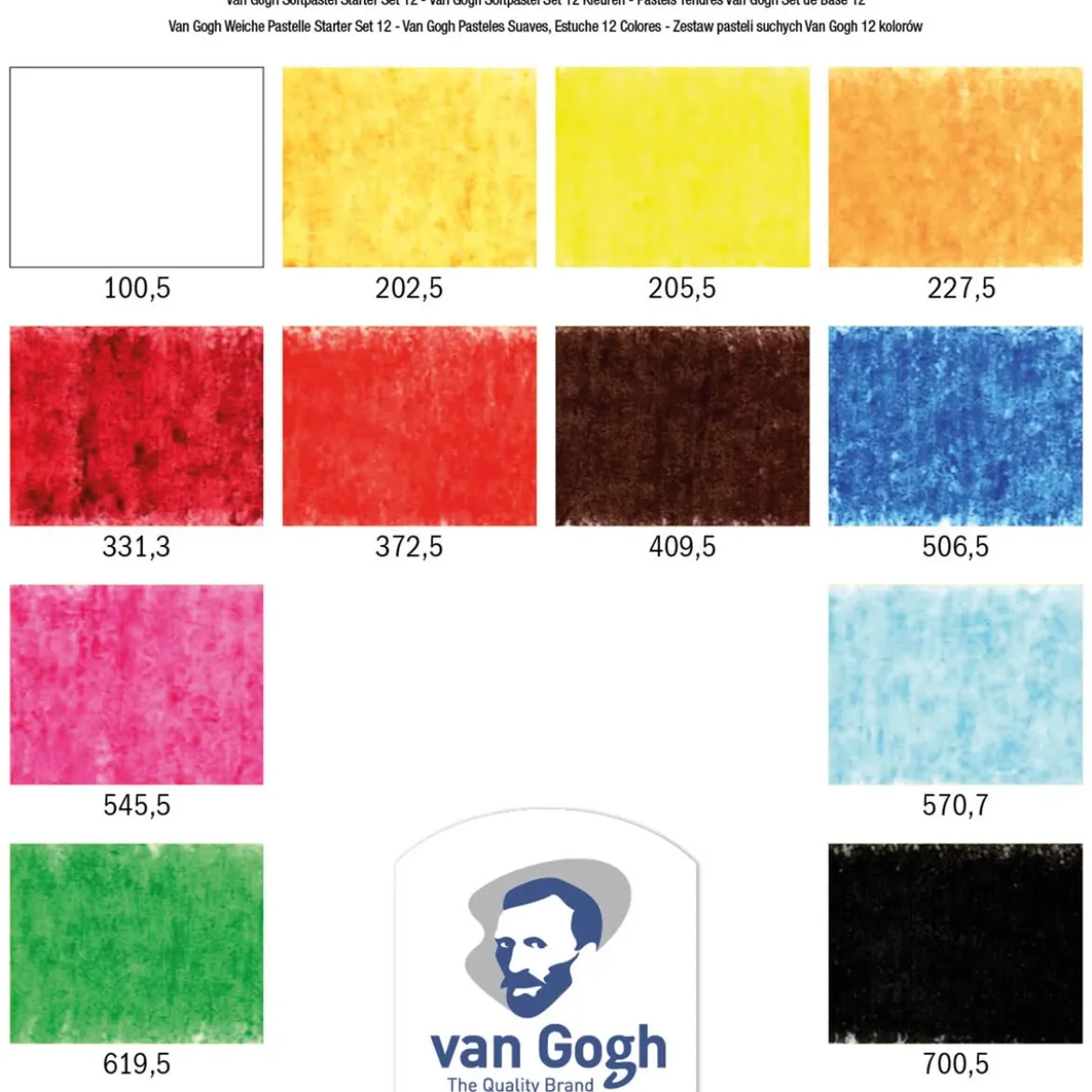 Van Gogh Soft Pastels set 12