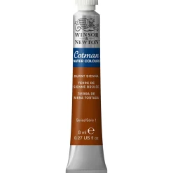Winsor & Newton Cotman akvarellfärg 8 ml Burnt Sienna 074