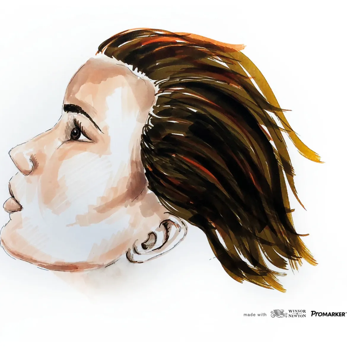 Winsor & Newton Promarker Amber (O567)