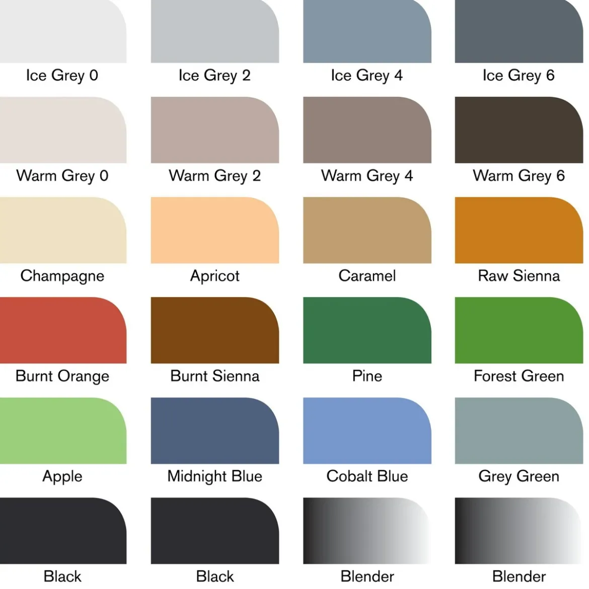 Winsor & Newton Promarker Architectural tones 24