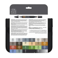 Winsor & Newton Promarker Architectural tones 24