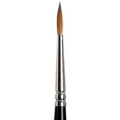 Winsor & Newton Series 7 Finest Sable 2, handgjord & exklusiv akvarellpensel med rund spets av mårdhår