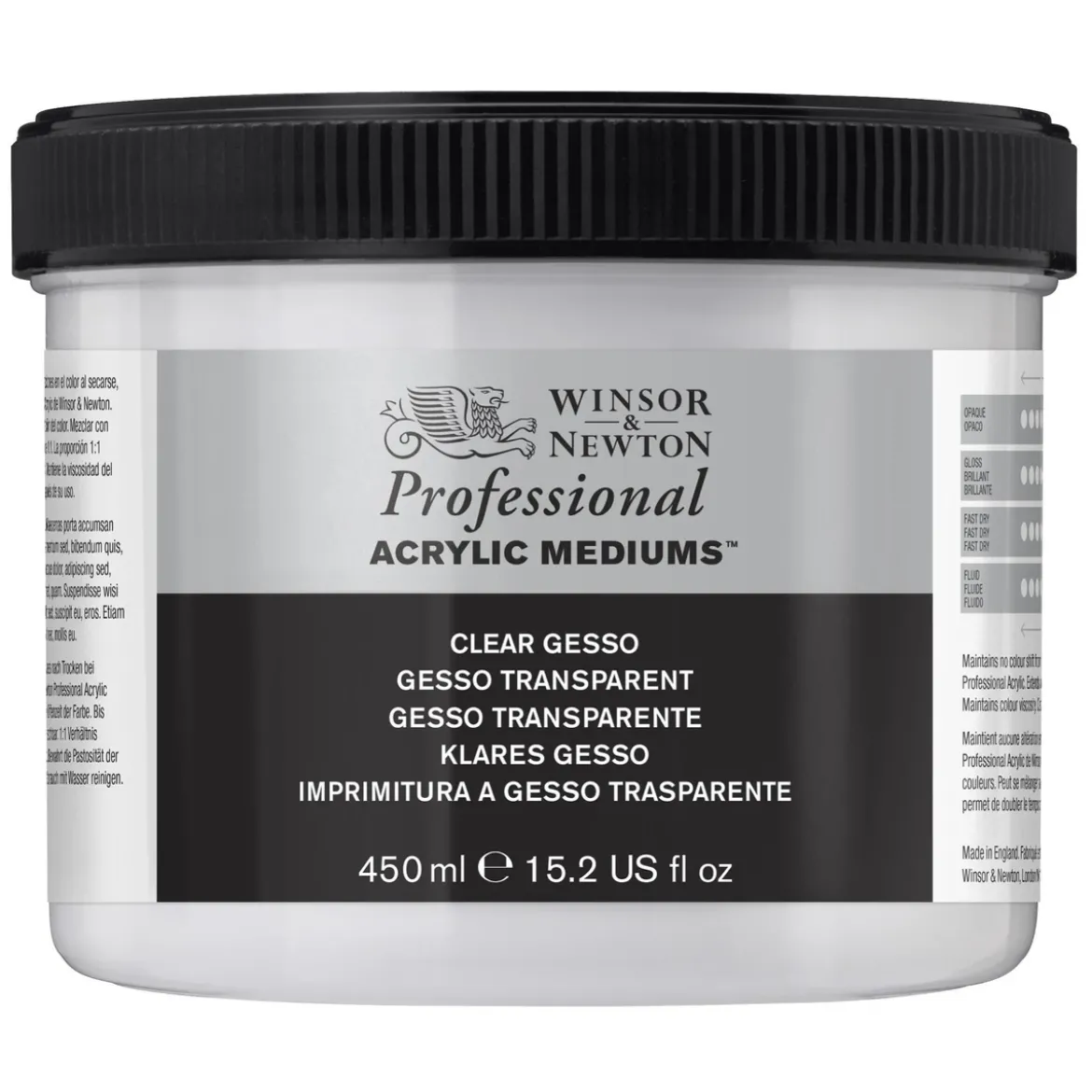 W&N Clear Gesso 450 ml