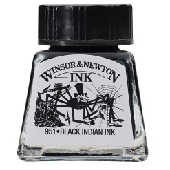 W&N Drawing Ink Black Ind 14ml