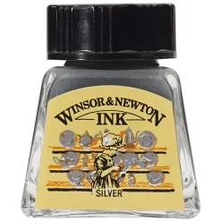 W&N Drawing Ink Silver 14ml
