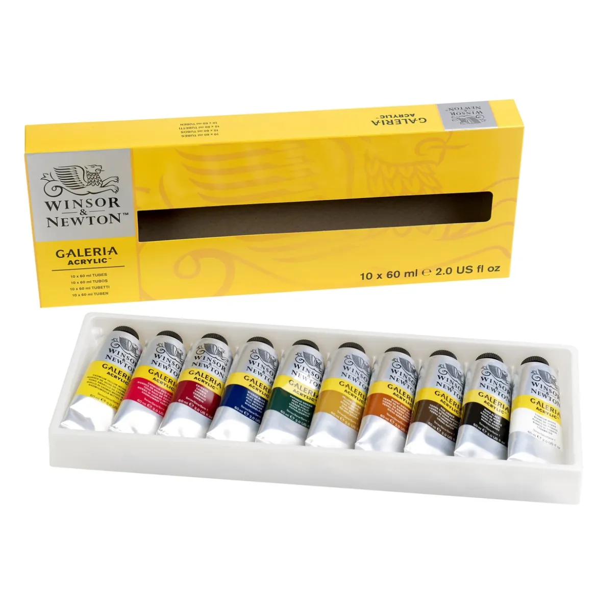 W&N Galeria set 10x60 ml