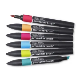 W&N Prom. Brush 6xMid T. Set