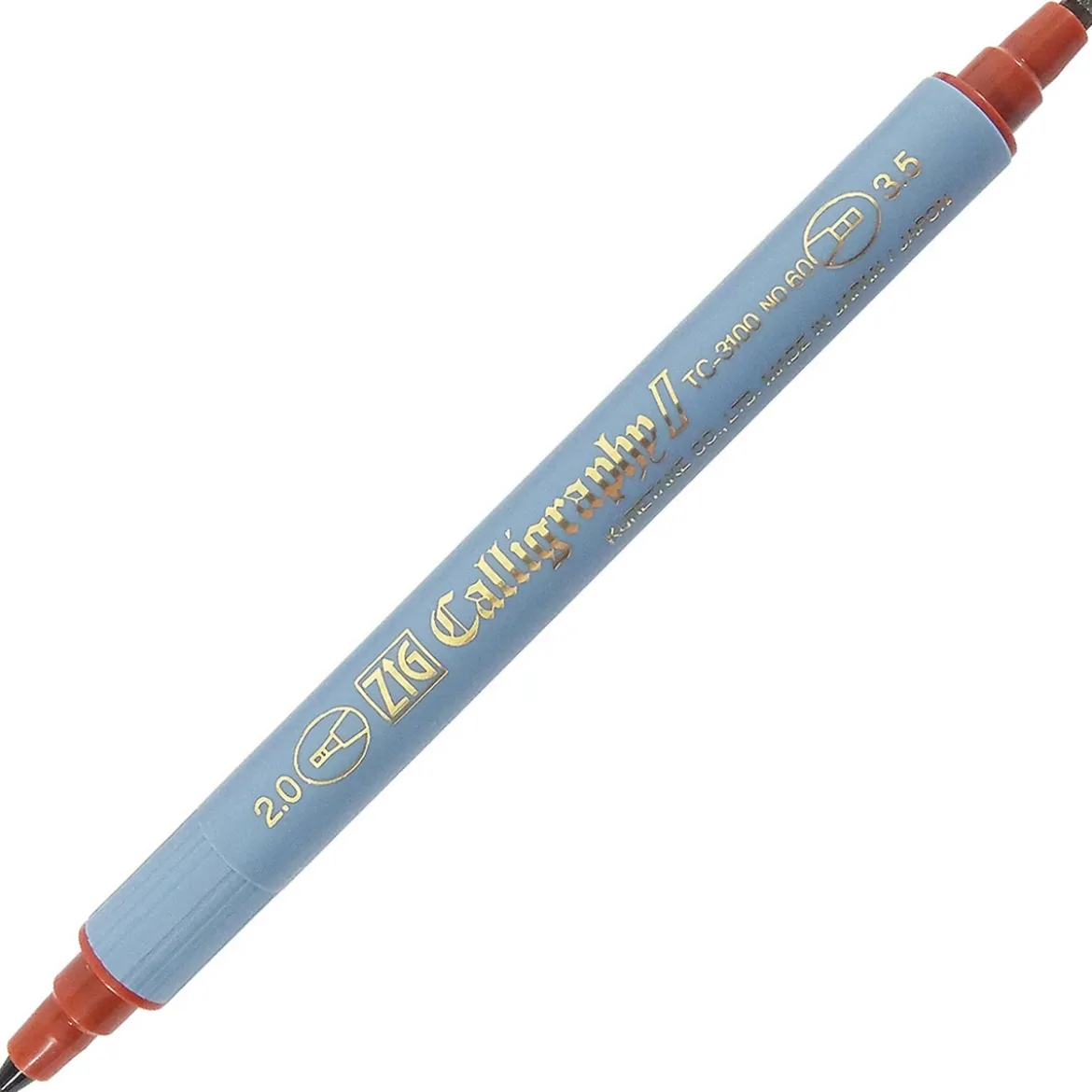 ZIG Calligraphy 2&3,5mm brun