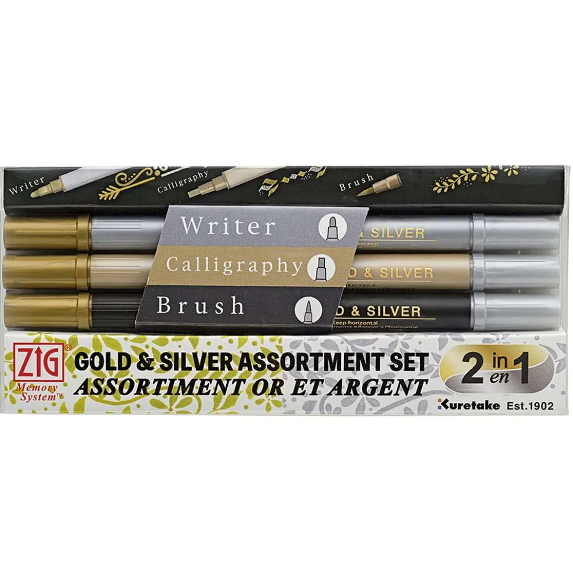 ZIG Twintip guld/silver 3-p